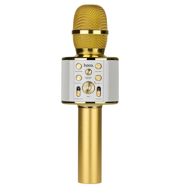 HOCO BK3 Золото Микрофон (Bluetooth, динамики, USB)
