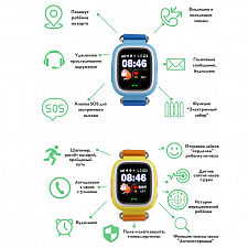 Орбита OT-SMG14 GPS часы (Черные)
