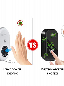 Звонок беспроводной сетевой 45 мелодий Орбита OT-HOC20 Белый