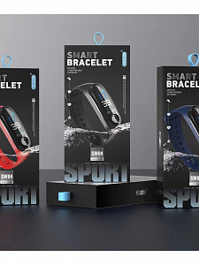 EZRA SW04 Черный спорт браслет