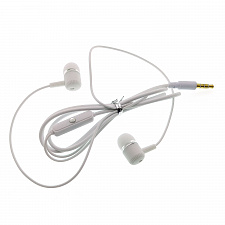 Орбита OT-ERG59 Белые наушники-гарнитура (3.5мм)