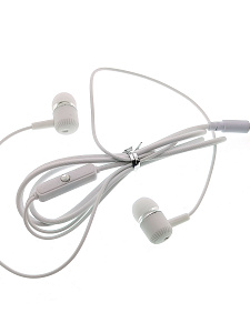 Орбита OT-ERG59 Белые наушники-гарнитура (3.5мм)