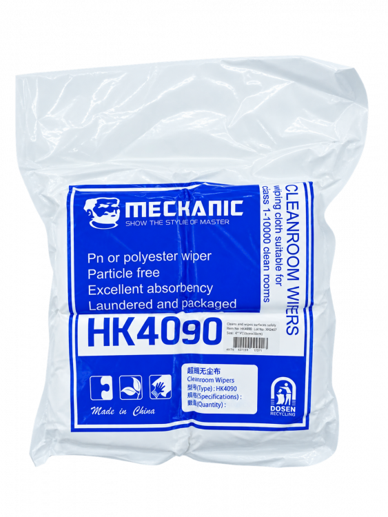 MECHANIC HK4090 Салфетки антистатические 14 х 14см (100штук)