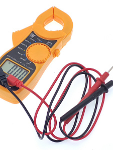 Мультиметр цифровой, клещи токовые тестер электрический Орбита OT-INM34