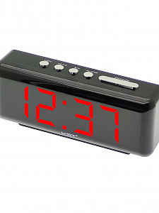 VST 762-1 Красные часы настольные (без блока)