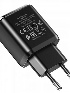 HOCO N6 Черный ЗУ с 2*USB (QC 3.0, 3000mA)