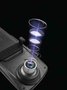 TDS TS-CAR40 автовидеорегистратор зеркало+камера