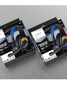 EZRA GE06 наушники для ПК (3.5 мм/USB) МЯТЫЕ УПАКОВКИ