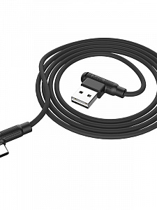 HOCO X46 Черный кабель USB 3A (TYPE C) 1м
