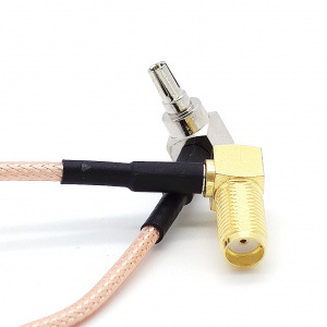 Орбита OT-PCK24 пигтейл (SMA-female угловой-CRC9) (УПАКОВКА 10шт)