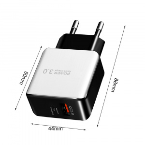 Зарядное устройство для телефона, Быстрая зарядка 20W с кабелем Type-C адаптер QC 3.0 Орбита OT-APU50