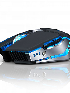 Орбита OT-PCM71 Черная игровая мышь беспроводная (USB, 2.4ГГц, аккум, 10м)