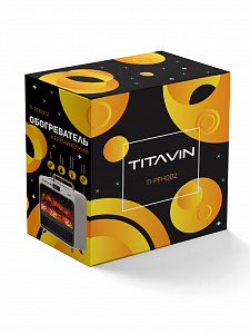 Обогреватель для дома, тепловентилятор напольный с пультом 1500 Вт TITAVIN TI-PFH002