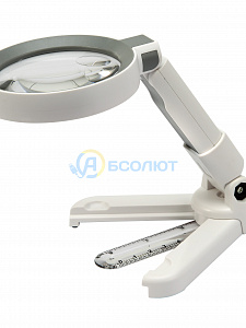 Лупа ручная, лупа настольная увеличительная с подсветкой Орбита OT-INL93