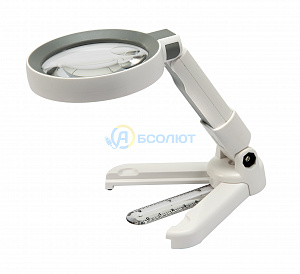 Лупа ручная, лупа настольная увеличительная с подсветкой Орбита OT-INL93