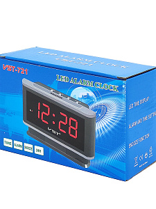 VST 721-1 Красные часы настольные (без блока)