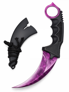 Патриот PT-TRK11 нож складной (Керамбит, волны сапфир)