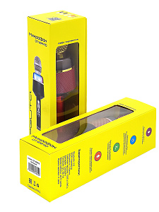 Орбита OT-ERM10 Красный RGB микрофон (Bluetooth, динамики, USB)