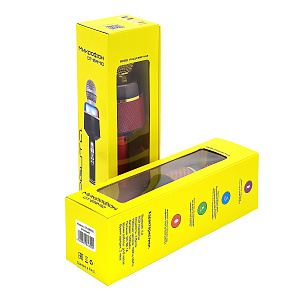 Орбита OT-ERM10 Красный RGB микрофон (Bluetooth, динамики, USB)