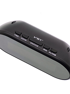 Часы электронные настольные от сети с будильником VST 712-2 Зелёные