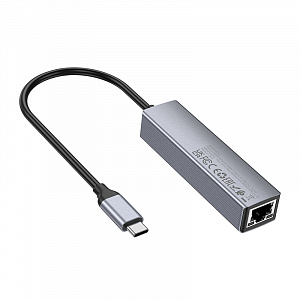 HOCO HB34 концентратор Type-C (3*USB 3.0, RG45) 1.5м