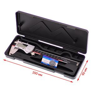 Штангенциркуль электронный металлический 0-150 мм IP54 Орбита OT-INM04