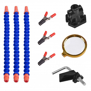 Третья рука для пайки с лупой 2 руки Помощник PM-INP21