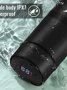 Термос для чая с датчиком температуры биосталь на 500 мл Огонёк OG-HOG06