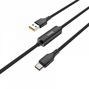 HOCO S13 Черный кабель USB 2.4A (TYPE C) 1.2м