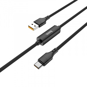 HOCO S13 Черный кабель USB 2.4A (TYPE C) 1.2м