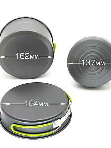 Посуда туристическая набор 3 в 1 Огонёк OG-TRD01