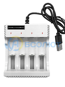 Зарядное устройство для аккумуляторов АА/ААА на 4 слота Орбита OT-APZ21