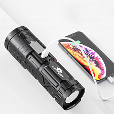 Фонарь ручной аккумуляторный, карманный Следопыт PT-FLR37