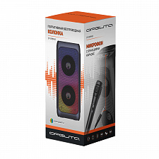 Колонка блютуз беспроводная с подсветкой и микрофоном Орбита OT-SPB142