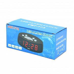 VST 773-1 Красные часы настольные (без блока)