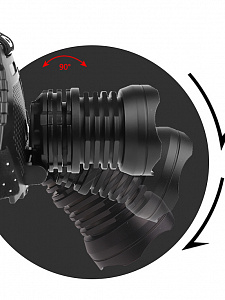 Патриот PT-FLG49 фонарь налобный (1L, 3*18650, ZOOM)