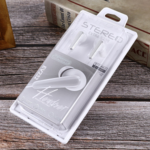 ELMCOEI EV-232 Белые наушники-гарнитура (3.5мм)