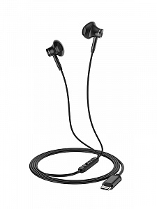 HOCO L13 Черные наушники - гарнитура (TYPE-C)