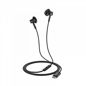 HOCO L13 Черные наушники - гарнитура (TYPE-C)