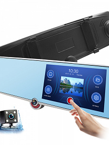 TDS TS-CAR40 автовидеорегистратор зеркало+камера