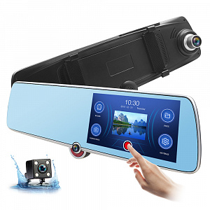 TDS TS-CAR40 автовидеорегистратор зеркало+камера