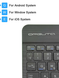 Клавиатура и мышь беспроводные Bluetooth комплект Орбита OT-PCM67 Чёрный