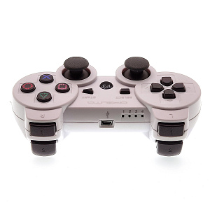 Геймпад беспроводной Bluetooth джойстик для PS3, ПК, Орбита OT-PCG02 Белый