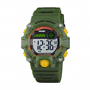 Skmei 1484 Зеленые часы наручные детские