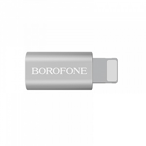 BOROFONE BV5 переходник (гнездо MicroUSB - штекер Lightning)