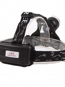 Патриот PT-FLG07 фонарь налобный (1L, 2*18650, ZOOM, Т6)