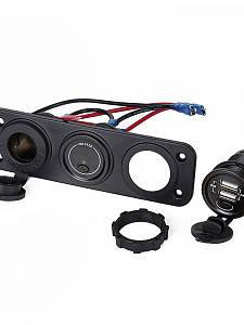 TDS TS-CAU48 Зеленый Разветвитель авто (Врезной)