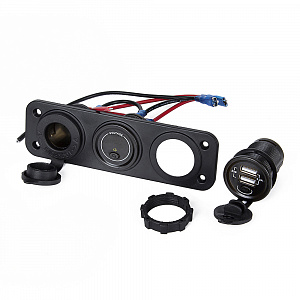 TDS TS-CAU48 Зеленый Разветвитель авто (Врезной)