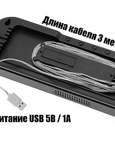 Часы настенные электронные с температурой и пультом Орбита OT-CLW16 Зеленые