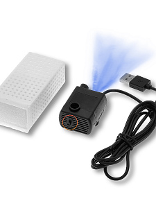 Поилка для кошек автоматическая с подсветкой 1.5л, фонтан TITAVIN TI-ADF001